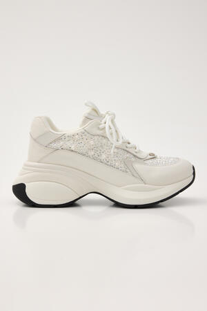 staccato 350IA149-9255（パールミックスハイヒールスニーカー）